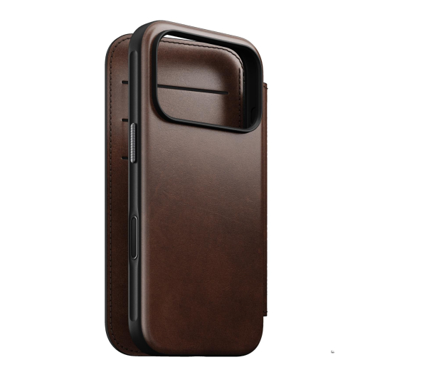 Nomad Modern Leather Folio do iPhone 18 Pro / 17 Pro MagSafe (rust - 1586557 - zdjęcie